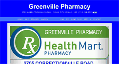 Desktop Screenshot of greenvillepharmacy.com